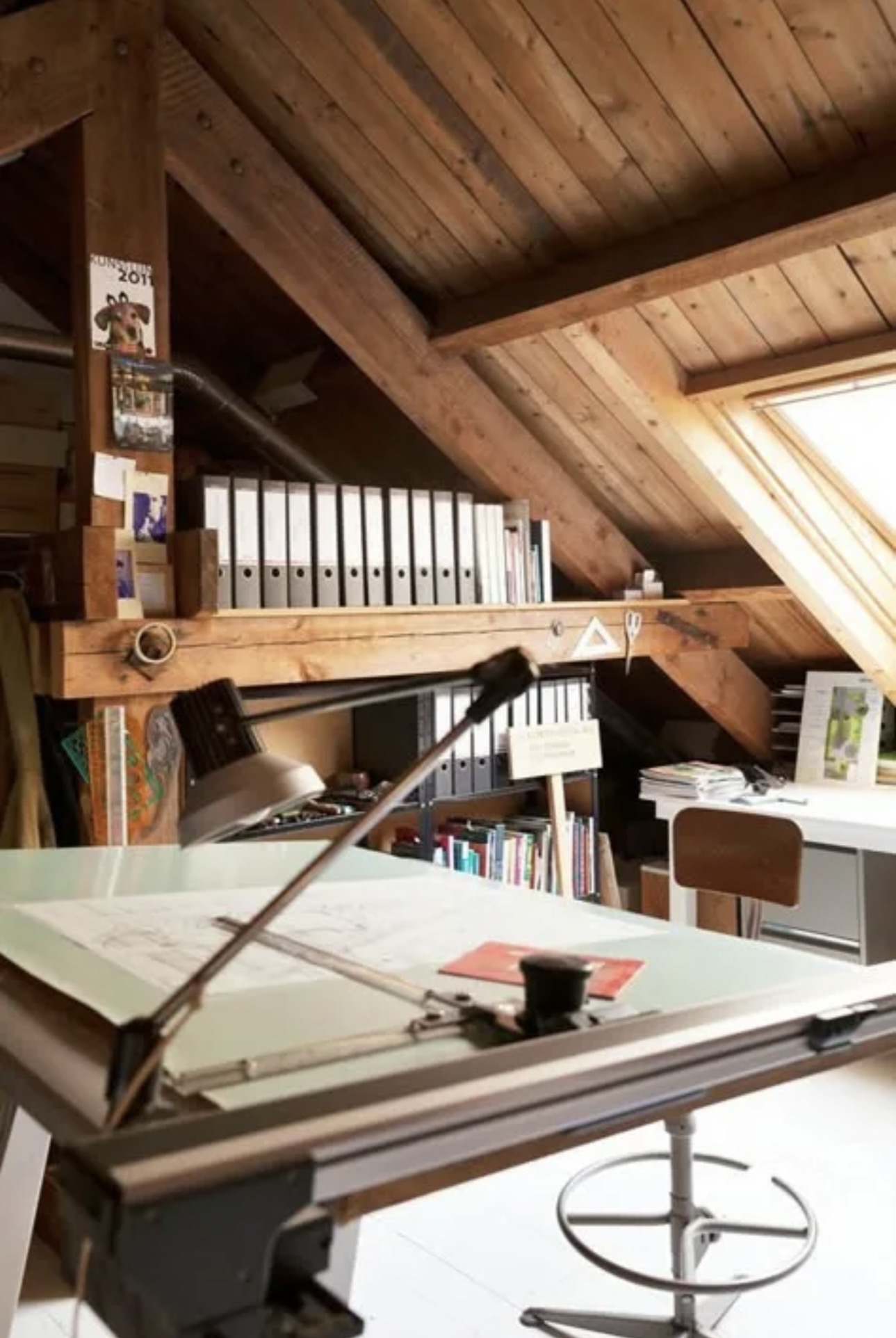 Garage workshop interior
